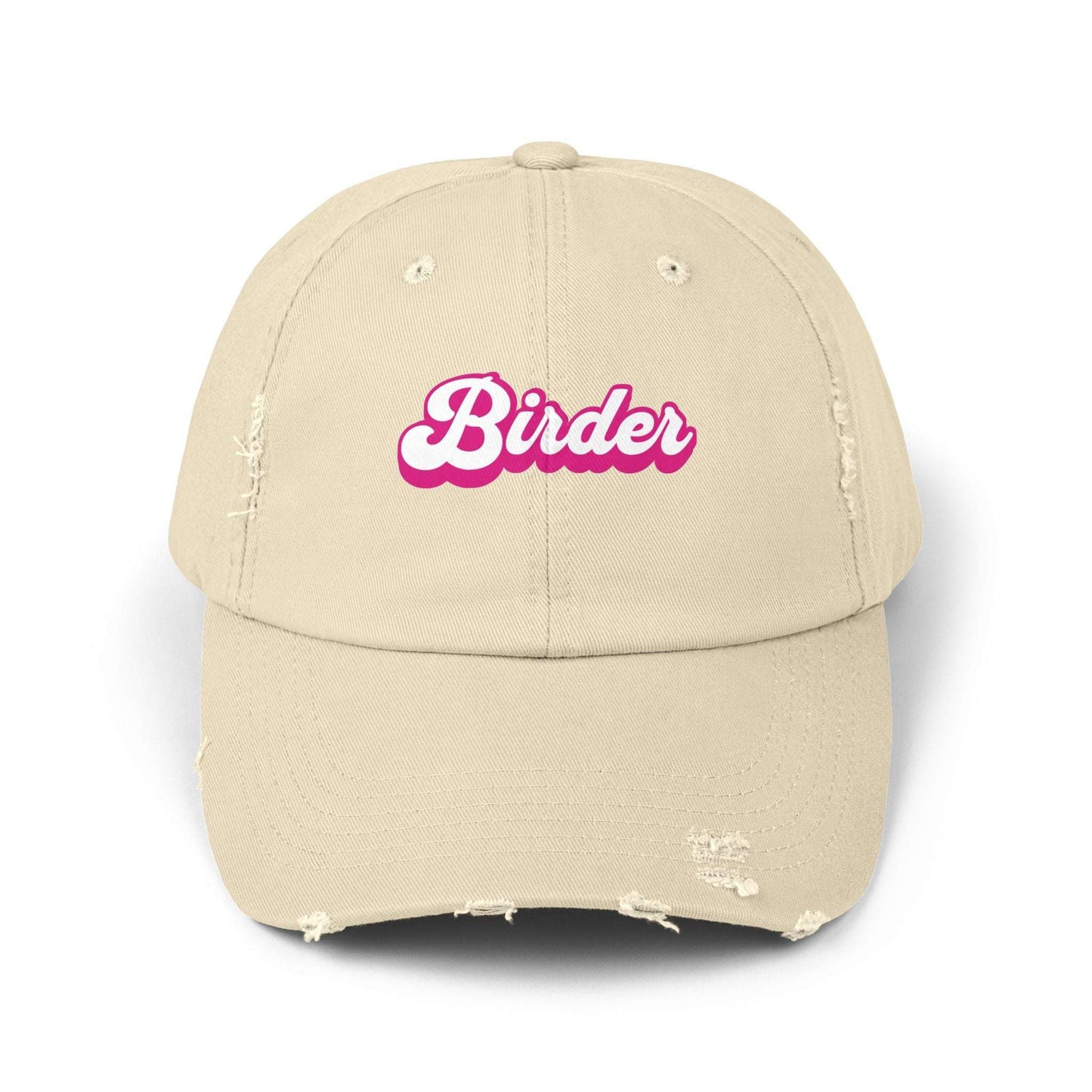 The Nerdy Birder Birder Vintage Style Hat - Unisex Distressed Cap