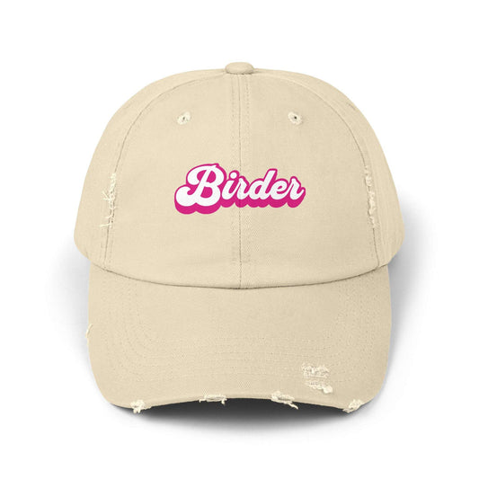 The Nerdy Birder Birder Vintage Style Hat - Unisex Distressed Cap