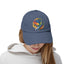 Hummingbird Rainbow Vintage Style Hat - Distressed Cap