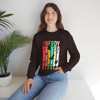 I'm A Nerdy Birder Unisex Heavy Blend Crewneck
