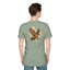 Texas Red-Tailed Hawk on the back of the T-Shirt