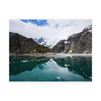 Scenic Mountain Reflection Rolled Poster | Tranquil Nature Wall Art