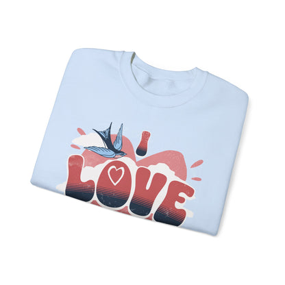 I Love Birding Unisex Heavy Blend™ Crewneck Sweatshirt