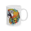 Vibrant Parrot Ceramic Mug - Colorful Bird Design