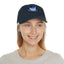 The Nerdy Birder - "Calm The Flock Down" Dad Hat, Leather Patch Cap, Perfect Gift for Dads, Nature Lovers, Casual Style Cap, Summer Accessories