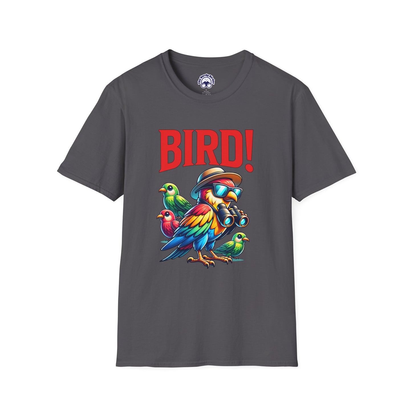 Colorful BIRD! Unisex Softstyle T-Shirt