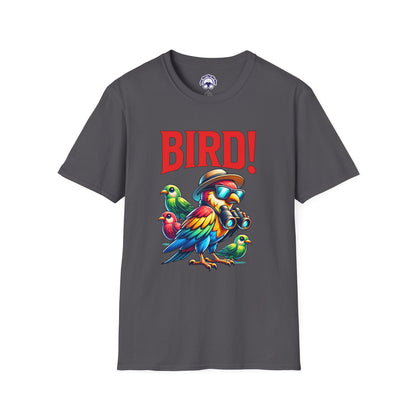 Colorful BIRD! Unisex Softstyle T-Shirt