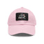 The Nerdy Birder Easily Distracted By Birds Dad Hat with Leather Patch, Casual Cap for Bird Lovers, Unisex