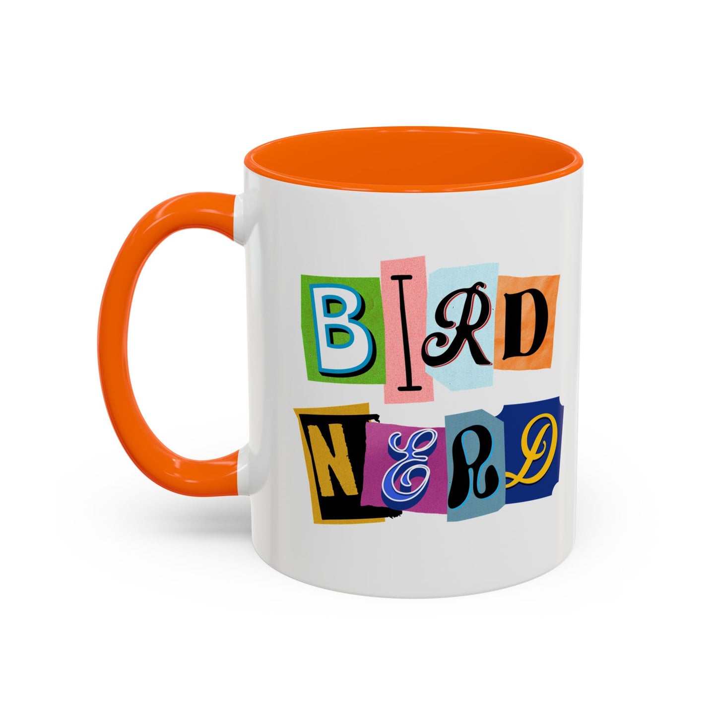 Bird Nerd Accent Coffee Mug - Fun & Quirky Gift for Bird Lovers