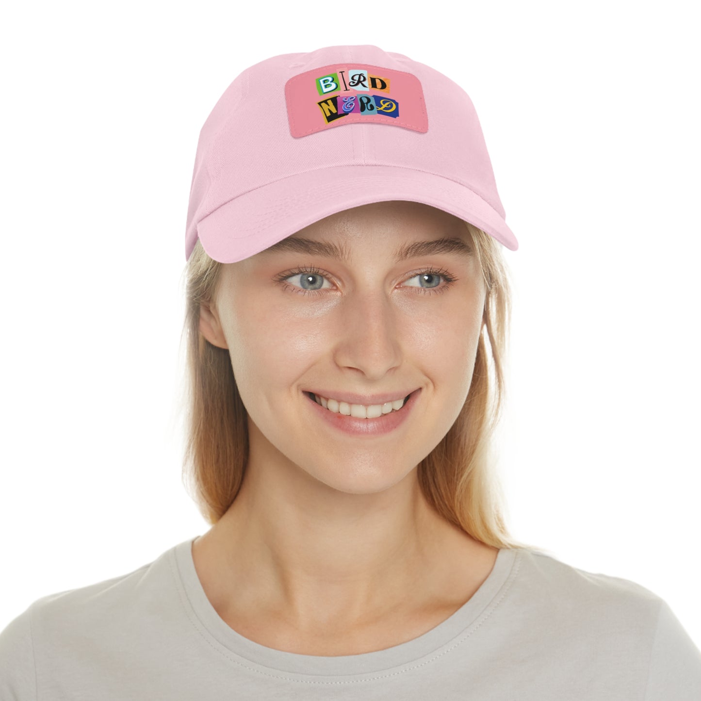 The Nerdy Birder - Bird Nerd Dad Hat with Leather Patch, Casual Cap for Bird Lovers, Unique Gift for Birdwatching, Outdoor Adventure Hat, Unisex