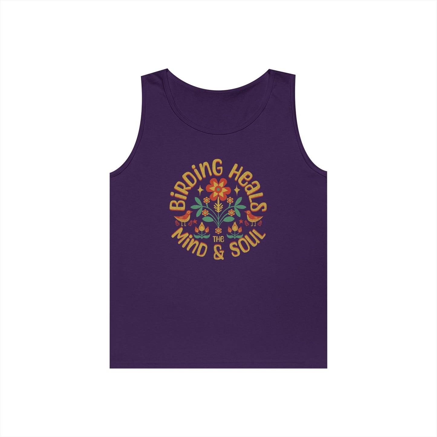 Birding Heals Tank Top, Gift for Bird Lovers