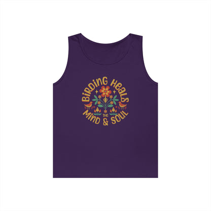 Birding Heals Tank Top, Gift for Bird Lovers