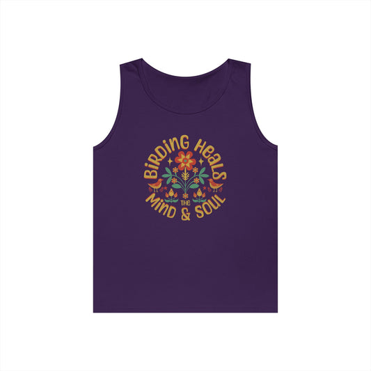 Birding Heals Tank Top, Gift for Bird Lovers