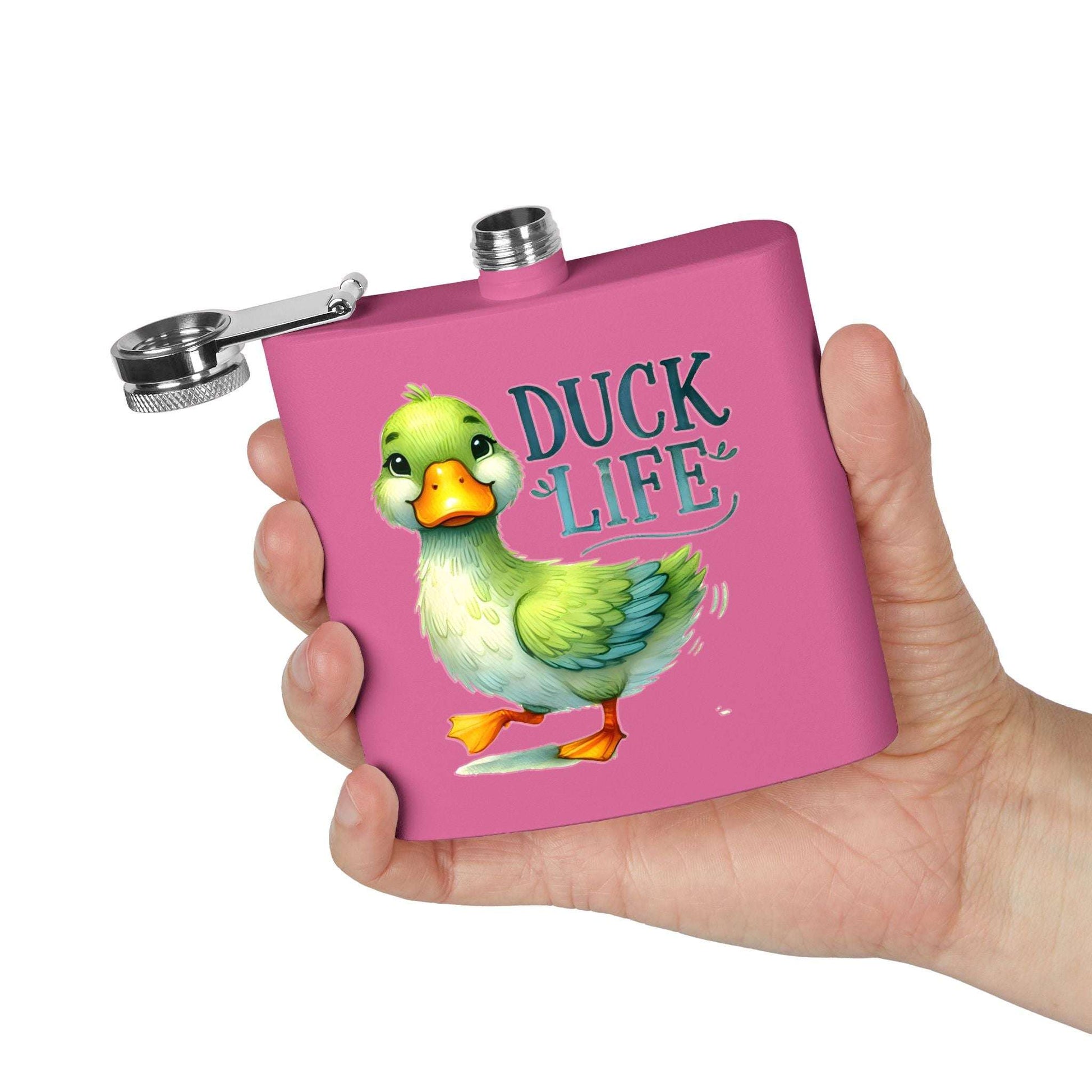 Duck Life Rising Stainless Steel Flask - 6oz