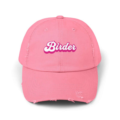 The Nerdy Birder Birder Vintage Style Hat - Unisex Distressed Cap