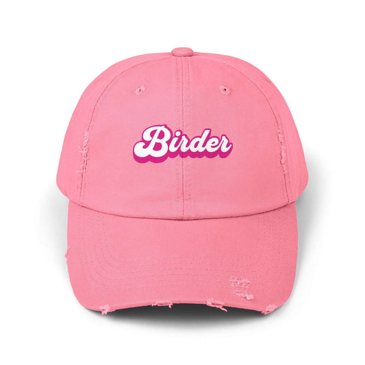 The Nerdy Birder Birder Vintage Style Hat - Unisex Distressed Cap