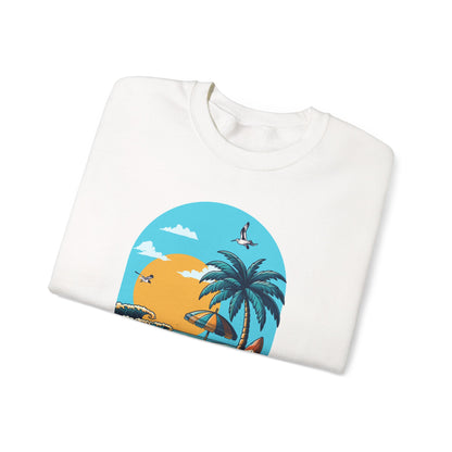 Birding Vibes Unisex Heavy Blend™ Crewneck Sweatshirt - Casual Beach Aesthetic