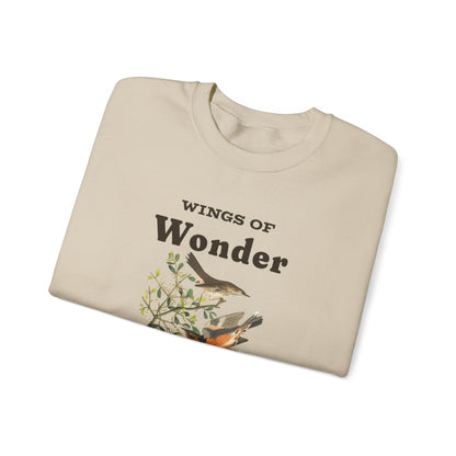 Wings of Wonder Crewneck Sweatshirt - Perfect Gift for Bird Watchers