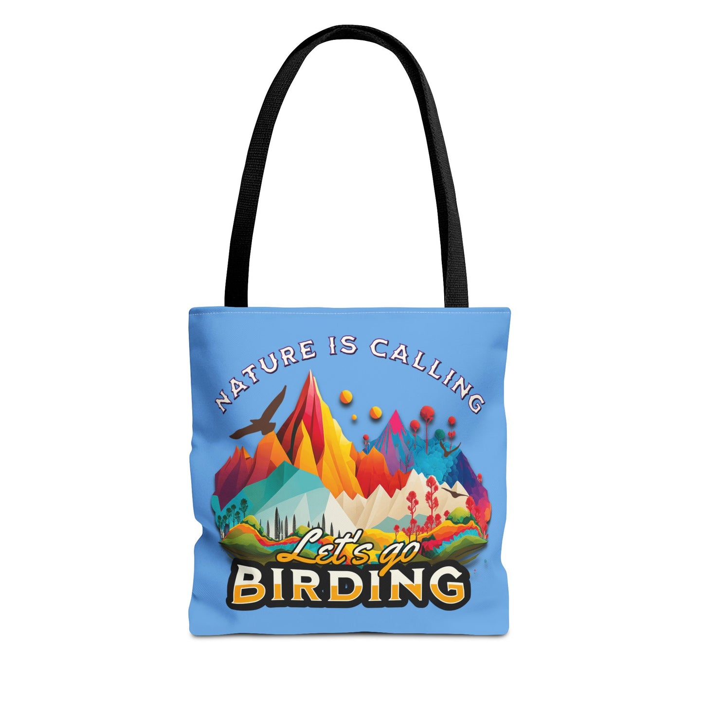 Nature-Inspired Tote Bag - 'Nature is Calling' Birding Design