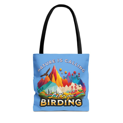 Nature-Inspired Tote Bag - 'Nature is Calling' Birding Design