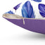 Boho-Chic Purple Hues Feather Decorative Pillow | Cozy Home Accent