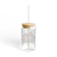 The Nerdy Birder Let's Go Birding 16oz Sipper Glass With Bamboo Lid