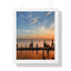 Serene Sunset Framed Vertical Poster - Tranquil Wall Art for Home Decor