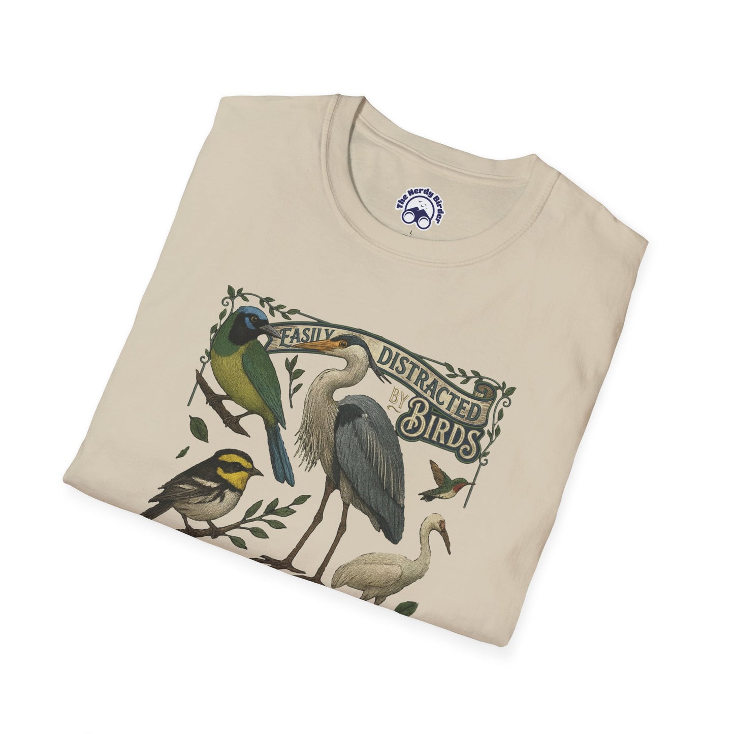 Easily Distracted by Texas Birds Graphic T-Shirt