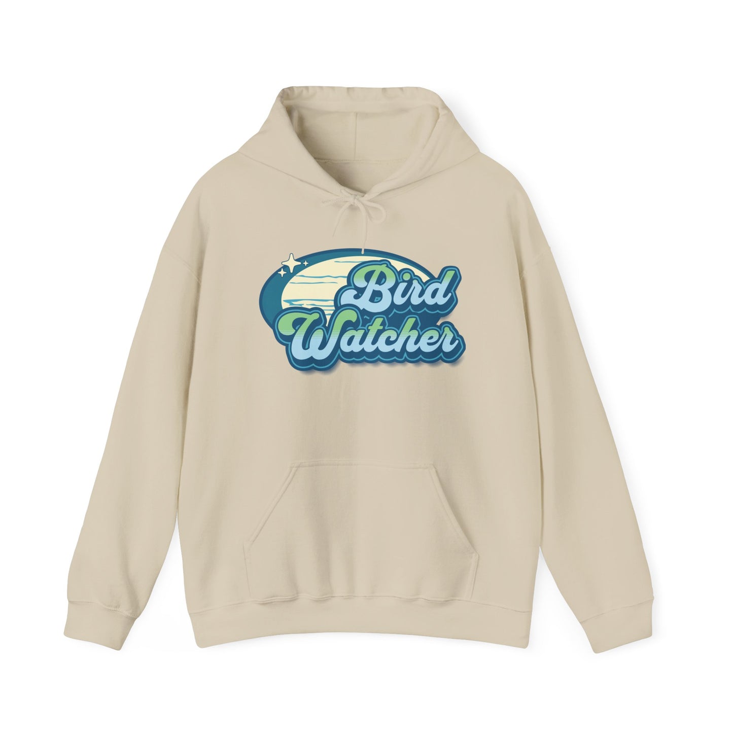 The Nerdy Birder Bird Watcher Teal Unisex Hoodie - Cozy Sweatshirt for Nature Lovers