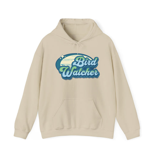 The Nerdy Birder Bird Watcher Teal Unisex Hoodie - Cozy Sweatshirt for Nature Lovers