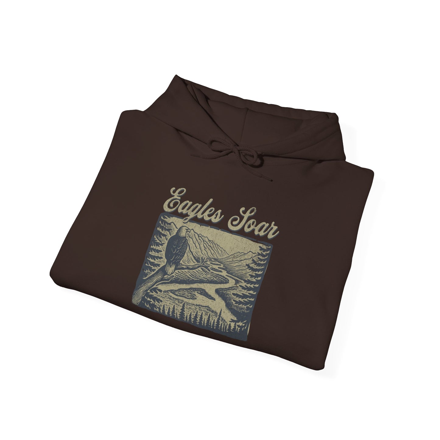Eagle Soars Unisex Hoodie - Cozy Sweatshirt for Nature Lovers
