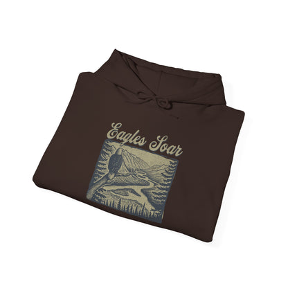 Eagle Soars Unisex Hoodie - Cozy Sweatshirt for Nature Lovers