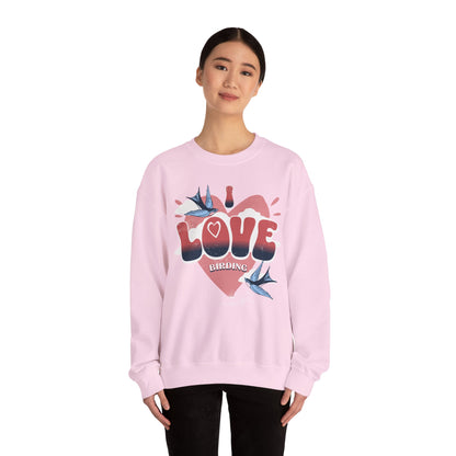 I Love Bird Watching Unisex Heavy Blend™ Crewneck Sweatshirt