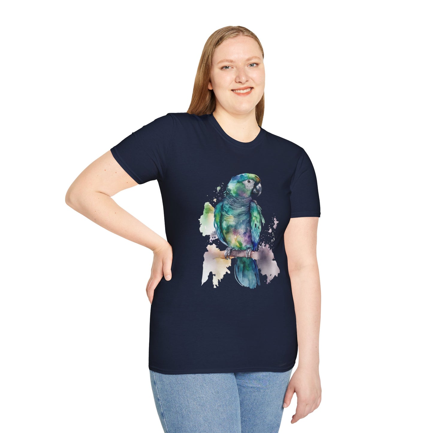 Elegant Parrot Unisex Softstyle T-Shirt