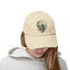 The Nerdy Birder Peacock Vintage Style Hat - Unisex Distressed Cap