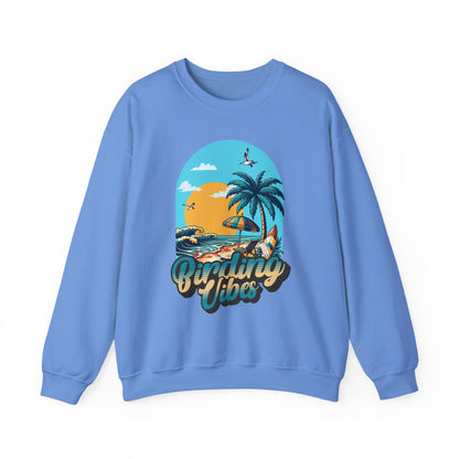 Birding Vibes Unisex Heavy Blend™ Crewneck Sweatshirt - Casual Beach Aesthetic