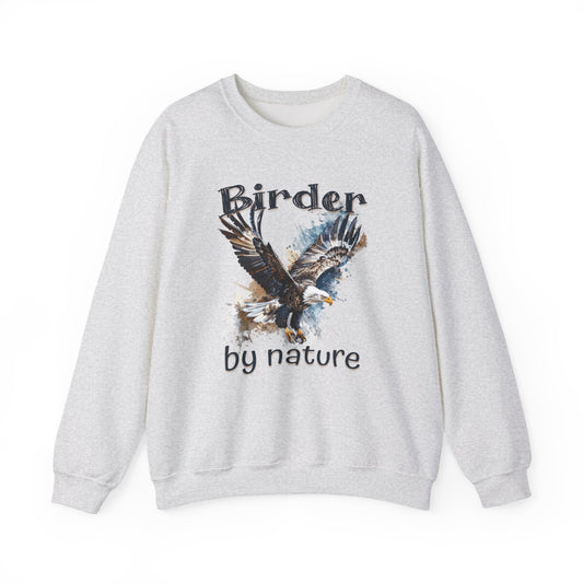 Eagle Birding By Nature Birding Enthusiast Crewneck Sweatshirt