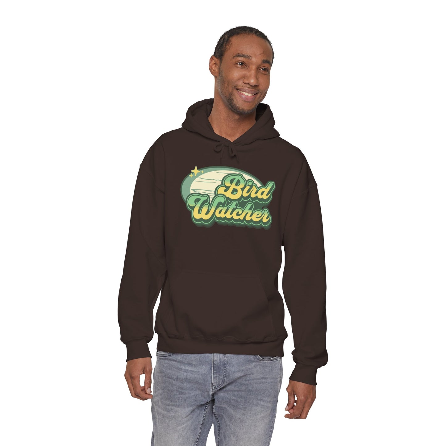The Nerdy Birder Bird Watcher Green Unisex Hoodie