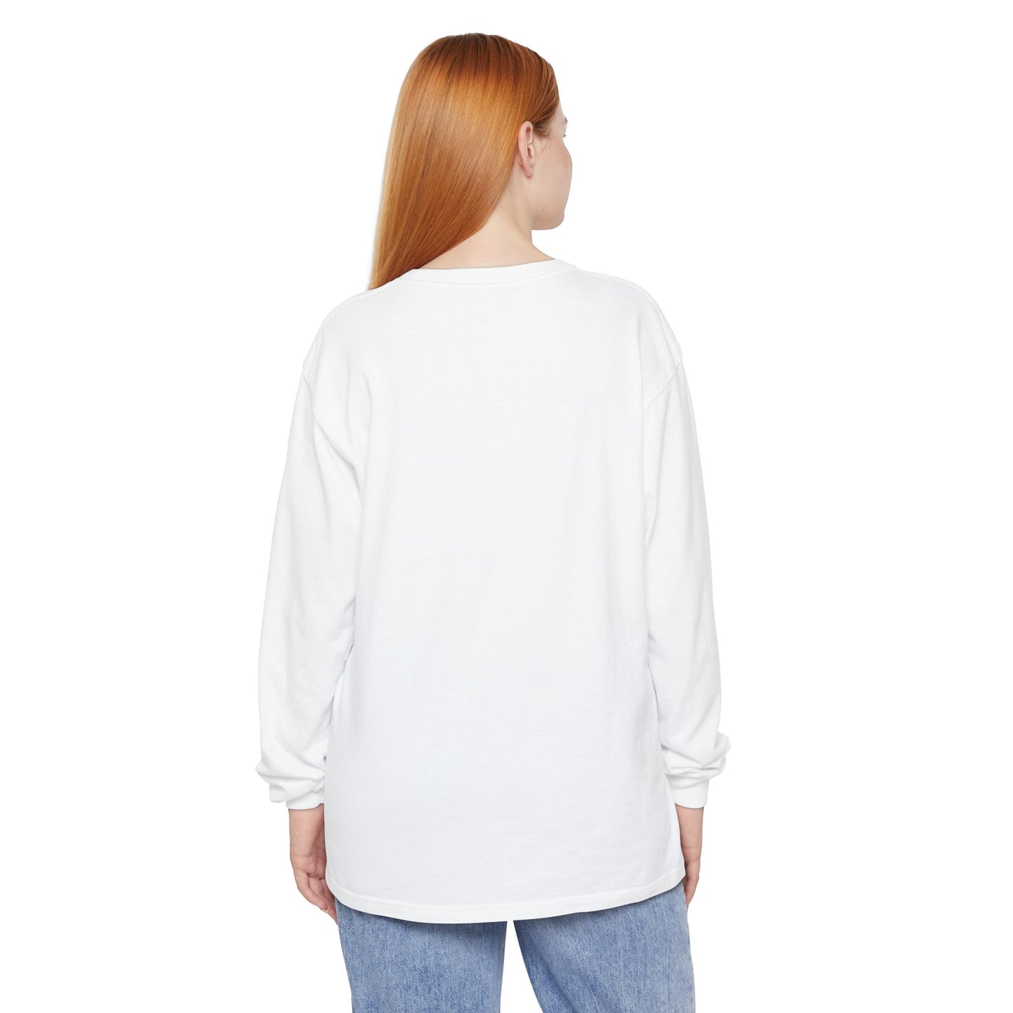 Pink Birder Unisex Garment-dyed Long Sleeve T-Shirt