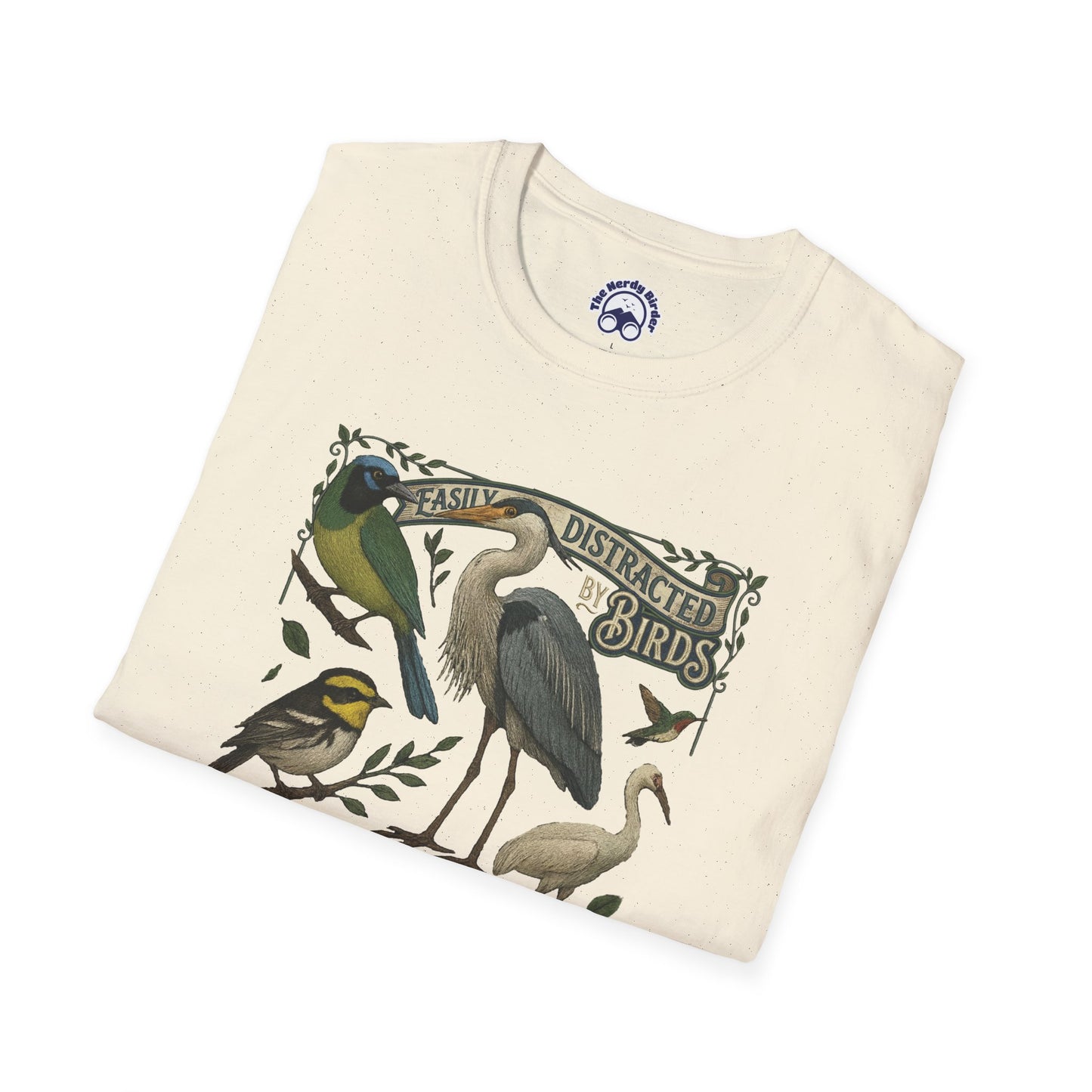 Easily Distracted by Texas Birds Graphic T-Shirt