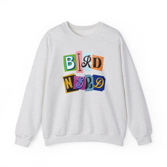 Bird Nerd Crewneck Sweatshirt - Fun Casual Wear for Bird Lovers