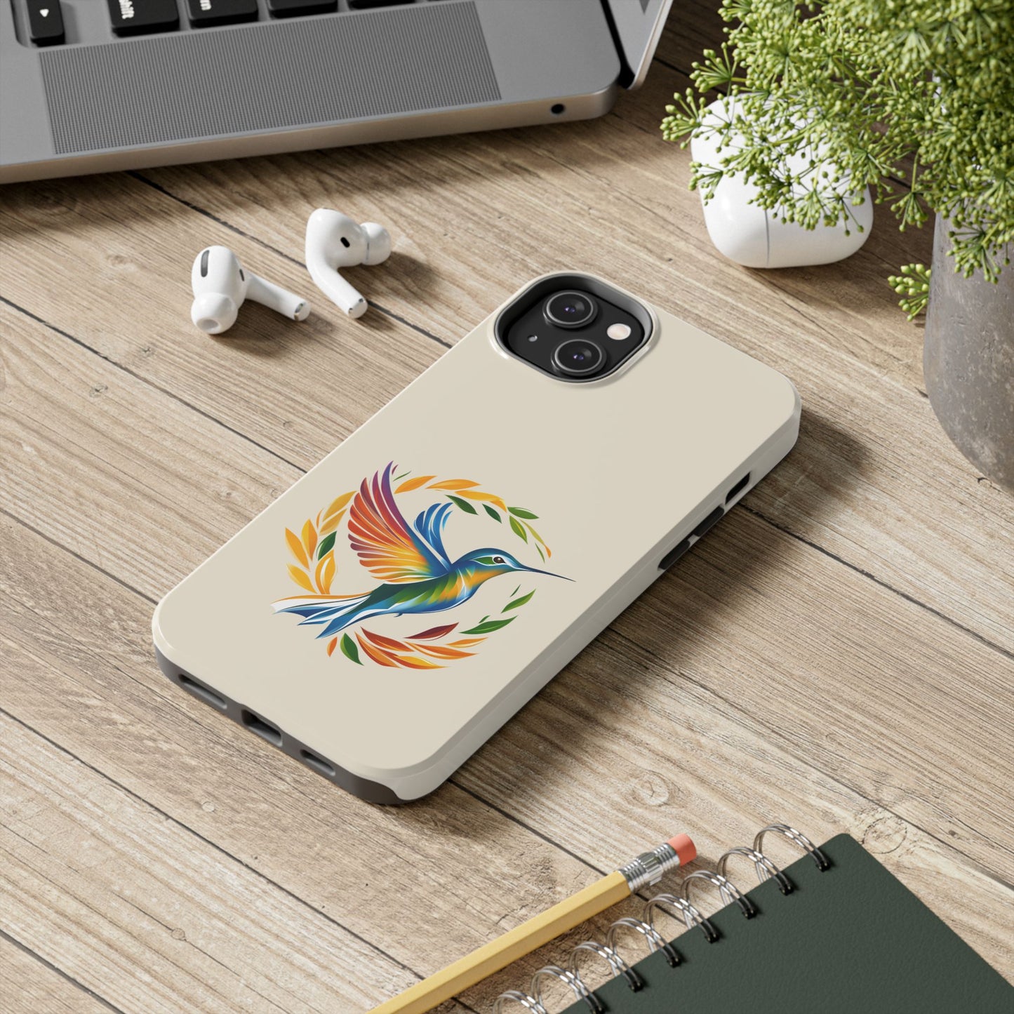 Hummingbird Rainbow Tough Phone Cases