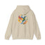 Hummingbird Rainbow Hoodie Back Design - Cozy Sweatshirt for Nature Lovers
