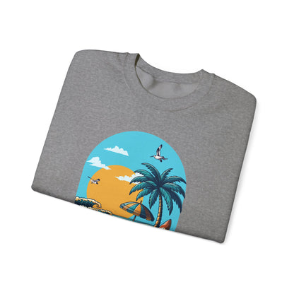 Birding Vibes Unisex Heavy Blend™ Crewneck Sweatshirt - Casual Beach Aesthetic