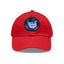 The Nerdy Birder - "Calm The Flock Down" Dad Hat, Leather Patch Cap, Perfect Gift for Dads, Nature Lovers, Casual Style Cap, Summer Accessories