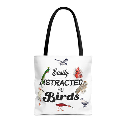 Easily Distracted By Birds Tote Bag – Perfect for Bird Lovers & Nature Enthusiasts