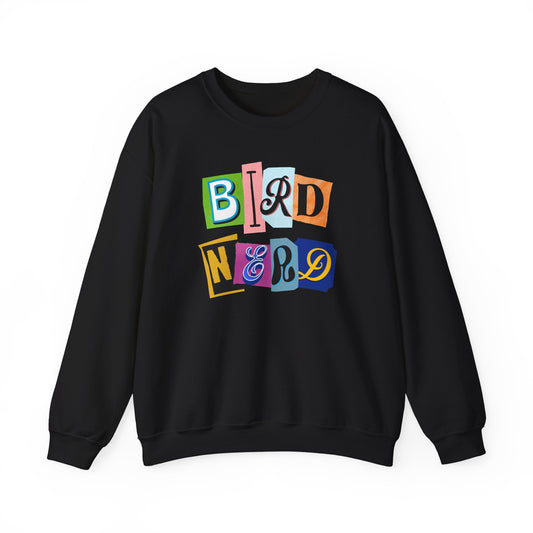 Bird Nerd Crewneck Sweatshirt - Fun Casual Wear for Bird Lovers