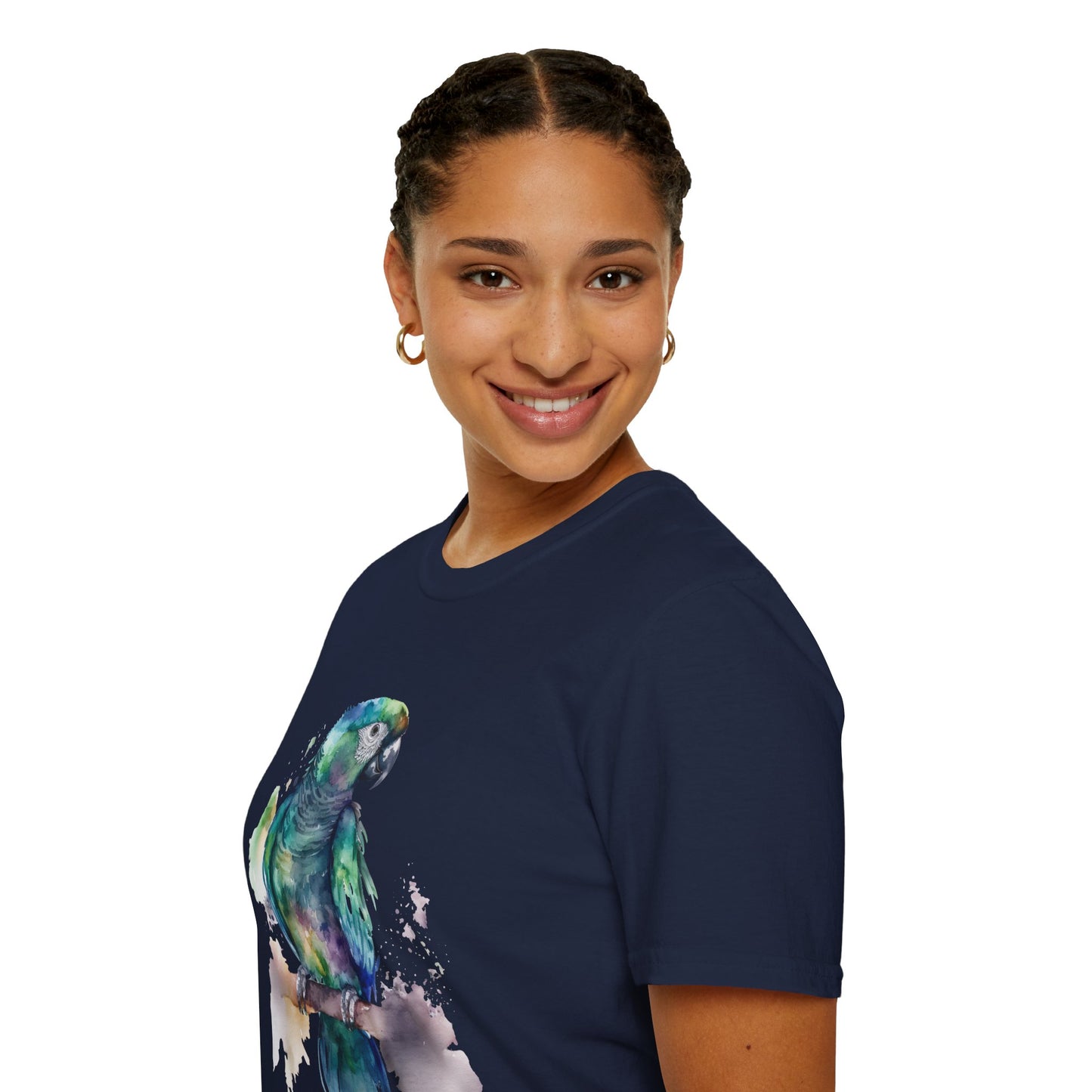 Elegant Parrot Unisex Softstyle T-Shirt