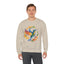 Hummingbird Rainbow Graphic Unisex Crewneck Sweatshirt