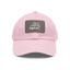 The Nerdy Birder Easily Distracted By Birds Dad Hat with Leather Patch, Casual Cap for Bird Lovers, Unisex